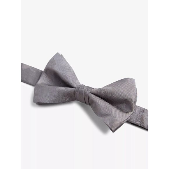 Ted Baker Tierel Magnolia Magnolia Jacquard Silk Bow Tie One Size NWT $80 (K) - Picture 3 of 4